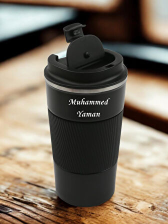 Kişiye Özel 500 ml Termos Siyah