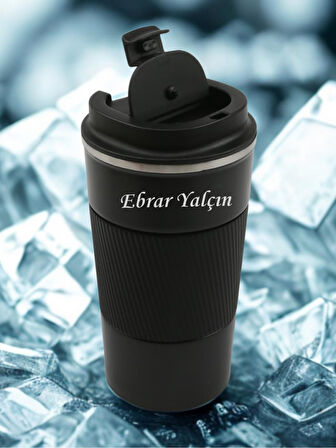 Kişiye Özel 500 ml Termos Siyah