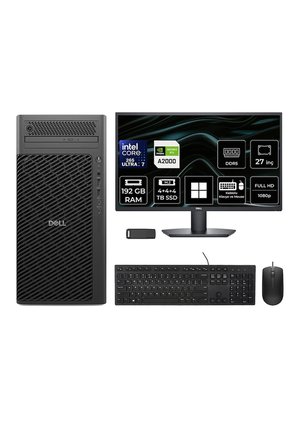 Pro Max T2 Core Ultra 7 265 RTX 2000 Ada 16GB 192GB RAM 12TB SSD 27" FHD Win11 Home FCT22506P828 Masaüstü İş İstasyonu + PER4 USB Bellek