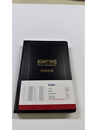Gıpta 2026 Ticari Kasa Ajandası 17x24 cm 111-TCK