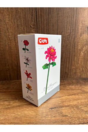 Çiçek Yapı Oyuncakları ICONS ÇİÇEK CAMELLİA KAMELYA ÇİÇEĞİ YAPI OYUNCAĞI SEVGİLİYE ÇİÇEK