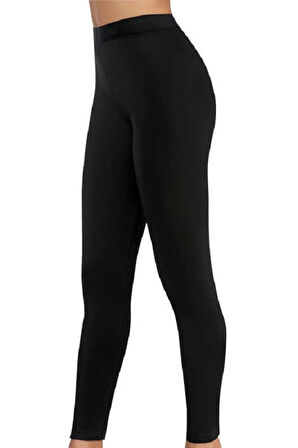 Kadın Siyah Termal Tayt