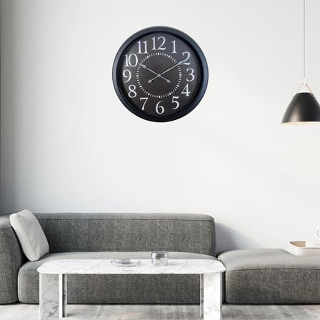 Black Legacy 60 x 60 Cm Metal Duvar Saati iegxx