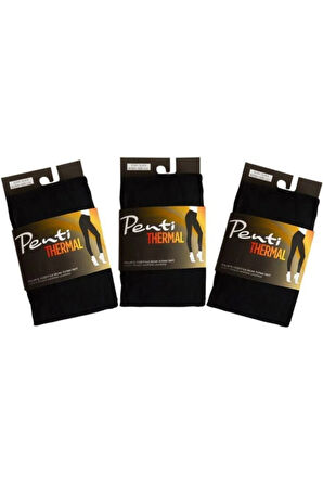 Kadın Siyah Termal Tayt