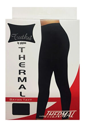 Termal Kadın Tayt Siyah Likralı Içlik Belisa Iç Giyim