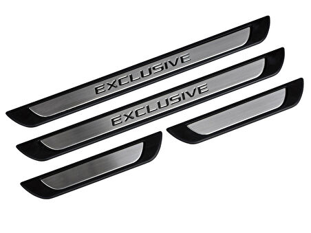 seat Ateca Krom Kapı Eşik Koruması Exclusive Line 2017 Üzeri 4 Parça