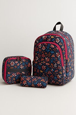 NewBag  TROPİKAL KIZ  SIRT OKUL ÇANTASI-3'LÜ SET  (YENİ SEZON)