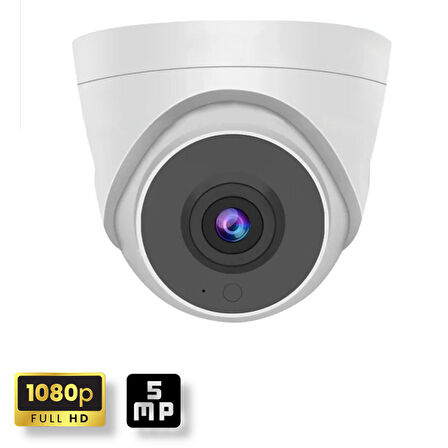 5 MP Sony Lensli Gece Görüşlü 6 Smart Led 1080P FullHD Dome İç Mekan Güvenlik Kamerası D206SL