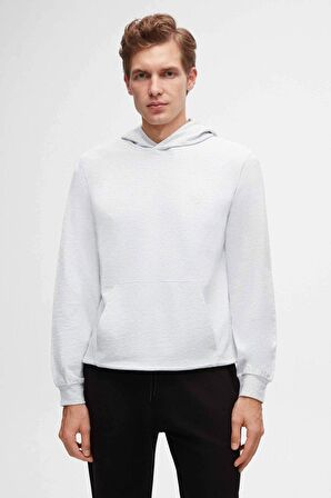 Ds Damat Relaxed Fit Gri Pamuklu Logo Baskılı Sweatshirt 8HCE2ORT01001 8HCE2ORT01001