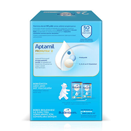 Aptamil 2 Prebiyotik Devam Sütü 1000 gr