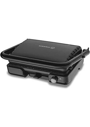 Korkmaz A316-13 Çıkartılabilir Plaka Granit 1800 W 4 Dilim Tost Makinesi
