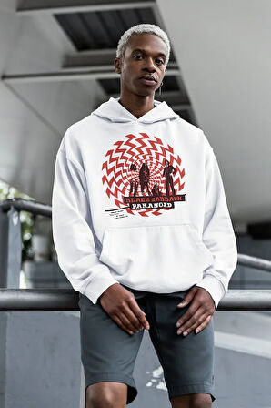 Black Sabbath Paranoid Baskılı Unisex Oversize Müzik Grubu Hoodie