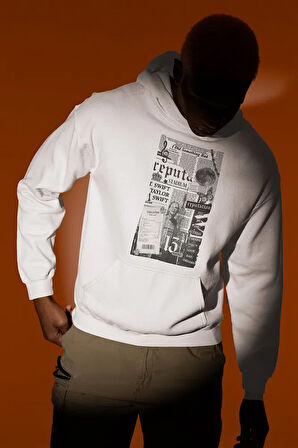 T. Swift Reputation Baskılı Unisex Oversize Şarkıcı Hoodie