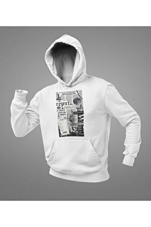 T. Swift Reputation Baskılı Unisex Oversize Şarkıcı Hoodie