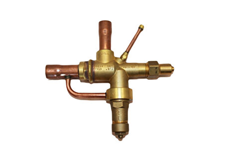 Reftek 7/8" Açılı Stop Vanası - Soğuk Hava Deposu İçin Güvenlik Kartuşu ve Dönüş Baypas