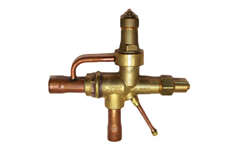 Reftek 7/8" Açılı Stop Vanası - Soğuk Hava Deposu İçin Güvenlik Kartuşu ve Dönüş Baypas