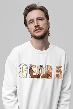 Monkey D. Luffy Nika Gear 5 Baskılı Unisex Oversize Anime Sweatshirt