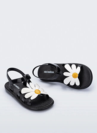 Siyah Kız Çocuk Sandalet