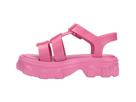 Mini Melissa Ella Infantil Preto Kız Çocuk Sandalet Pembe 36442