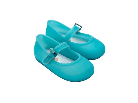 Mini Melissa Soft Ballerina BB Kız Çocuk Babet Turkuaz 36240