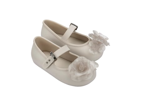 Mini Melissa Soft Ballerina Petals BB Kız Çocuk Babet Bej 37823