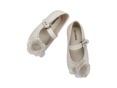 Mini Melissa Soft Ballerina Petals BB Kız Çocuk Babet Bej 37823