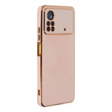 Xiaomi Poco X4 Pro 5G Kılıf Volet Silikon - Pembe