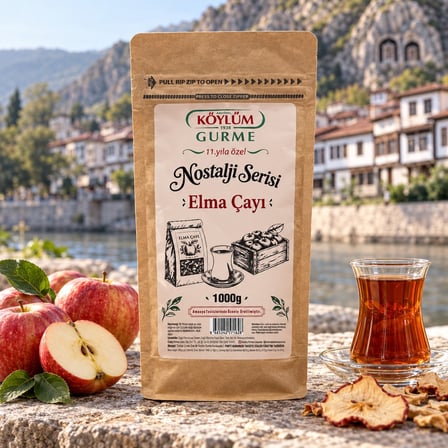 Köylüm Gurme Nostalji Serisi Elma Çayı 1000 g - 1 Adet
