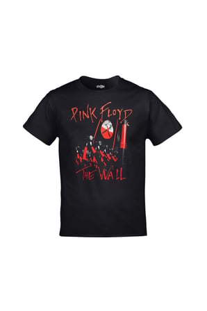 Unisex Siyah Pink Floyd The Wall Baskılı