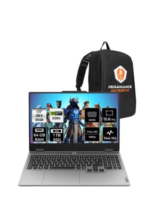 LOQ 15IRX10 i5 13450HX 64GB 1TB SSD RTX5060/8GB 100W 15.6" FHD 144Hz FDOS Gaming Laptop