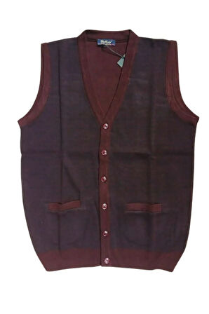 GALERİA ÖZEL TASARIM ÖRME DÜĞMELİ YELEK