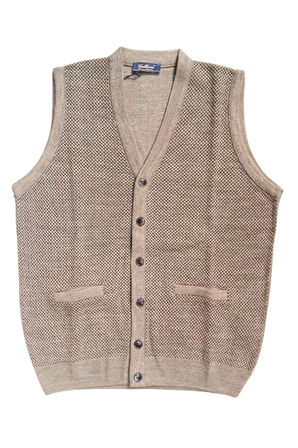 GALERİA ÖZEL TASARIM ÖRME DÜĞMELİ YELEK