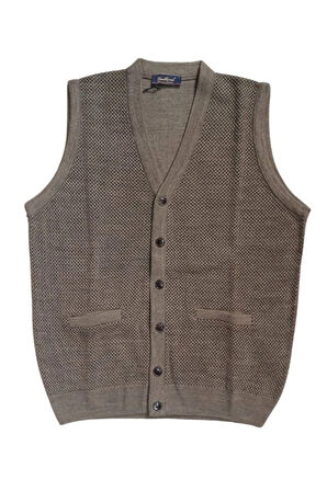 GALERİA ÖZEL TASARIM ÖRME DÜĞMELİ YELEK