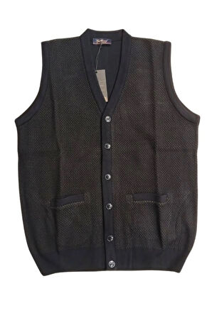 GALERİA ÖZEL TASARIM ÖRME DÜĞMELİ YELEK