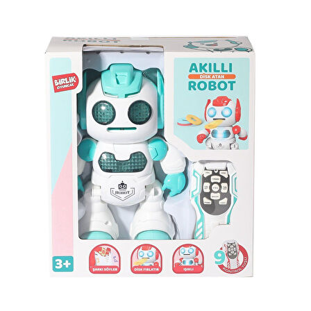 606-30 Kumandalı Programlanabilir Disk Atan Akıllı Robot -birliktoys