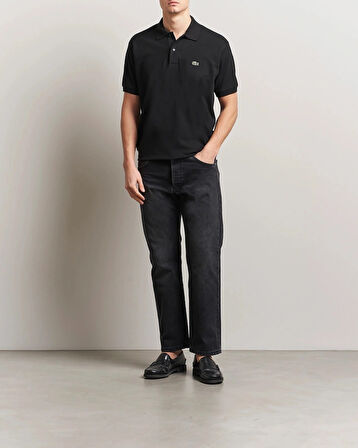 Lacoste L.12.12 Erkek Klasik Fit Polo Siyah