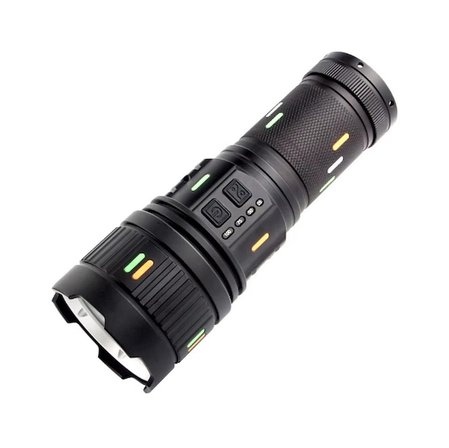 F.b.ı Pro F-3001 Alüminyum Tg Led Güç Göstergeli Type-c Şarjlı El Feneri 100 W