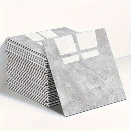 Gri Mermer Desen Duvar Sticker (30*30)