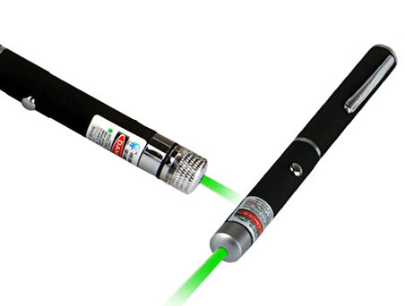 Yeşil Lazer Pointer 8000 Mw  5 Başlıklı