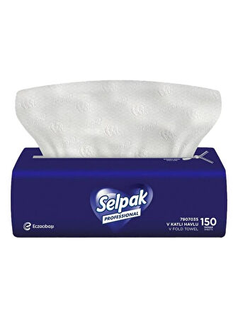Selpak Professional V Katlı Premium Havlu 150 Yaprak x 15 Adet (7907035)