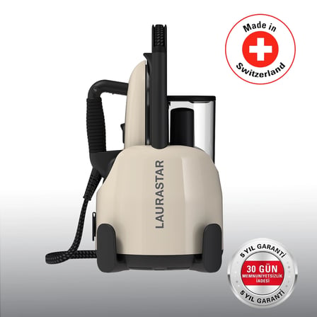 Laurastar Lift Plus Buhar Kazanlı Ütü - Bej (%100 Kuru Buhar Teknolojisi, %50 Zaman Tasarrufu)