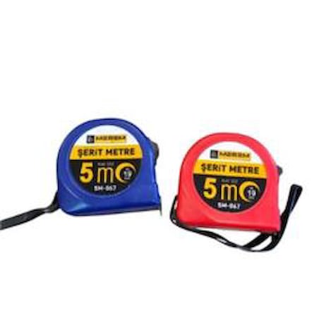 Meşem Çelik Şerit Metre 5x19 Mm Sm-067 151(dz-12)