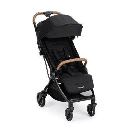 Maxi-Cosi Eva 3 Otomatik Katlanan Kompakt Bebek Arabası Essesntial Black 