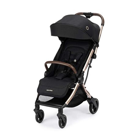 Maxi-Cosi Eva 3 Otomatik Katlanan Kompakt Bebek Arabası Essesntial Black Champagne