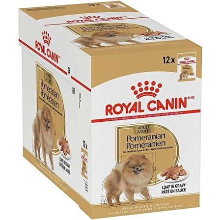 Royal Canin Pomeranian Yetişkin Köpek Yaş Maması 85 gr x 12 Adet