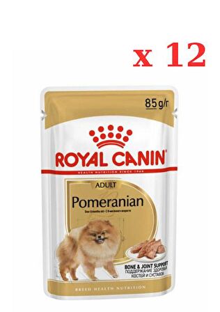 Royal Canin Pomeranian 12x85 Gr Konserve mama