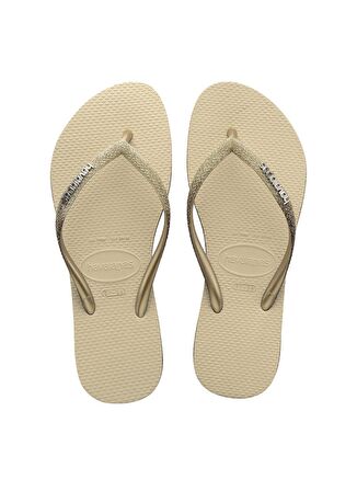 Slim Sparkle II Sand Grey Kadın Terlik