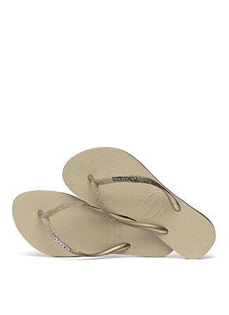 Slim Sparkle II Sand Grey Kadın Terlik