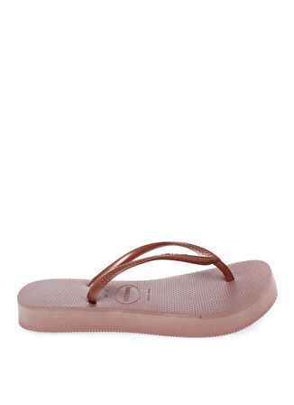 Slim Flatform Pembe Kadın Terlik