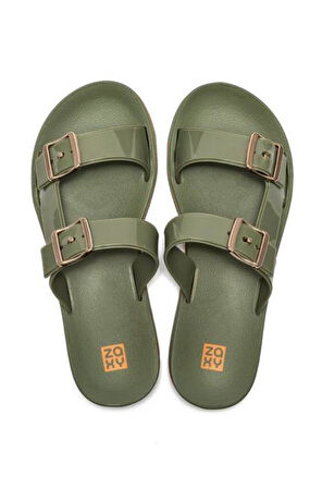 Zaxy Flash Slide Kadın Terlik Haki 35/40 HAKİ